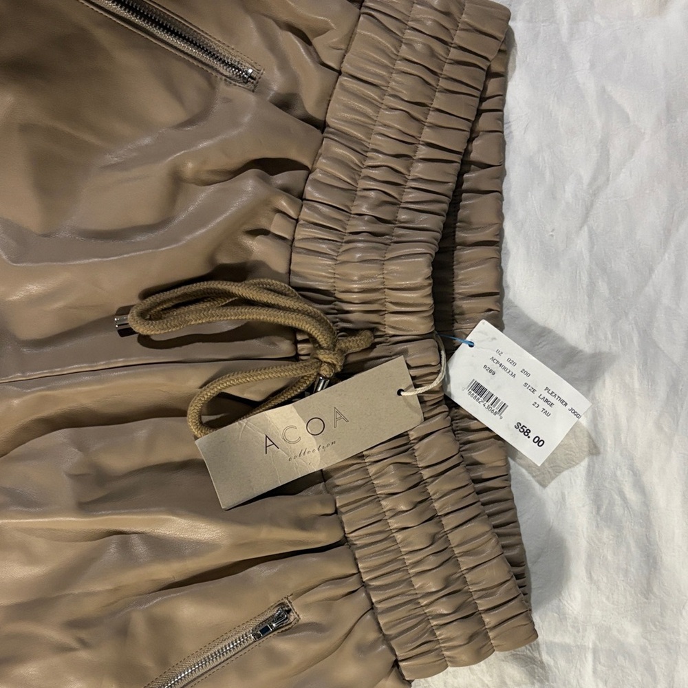 ACOA Taupe Drawstring Pants